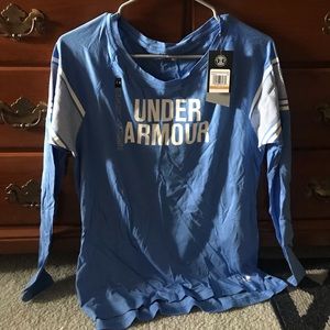 Long sleeve Under Armour shirt.